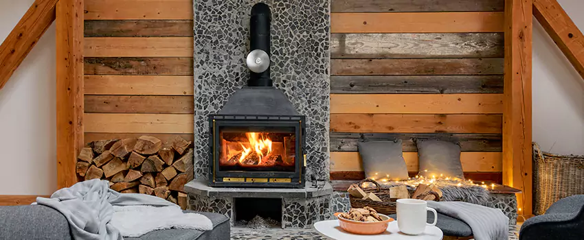 Thelin Hearth Products Direct Vent Gas Stove Fireplace Inspection in Immokalee, Florida